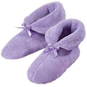 Women's Plush Chenille Slipper Booties